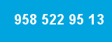 958 522 95 13 958 522 95 13